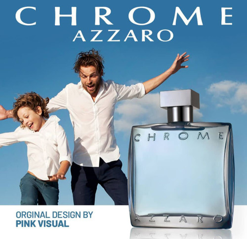 ادو پرفیوم مردانه اسکلاره مدل Chrome Azzaro حجم 100 میلی لیتر